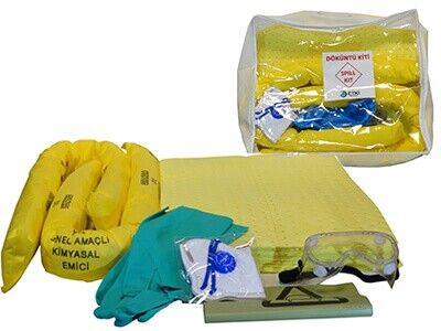 Etki Taşınabilir Kimyasal Döküntü Kiti