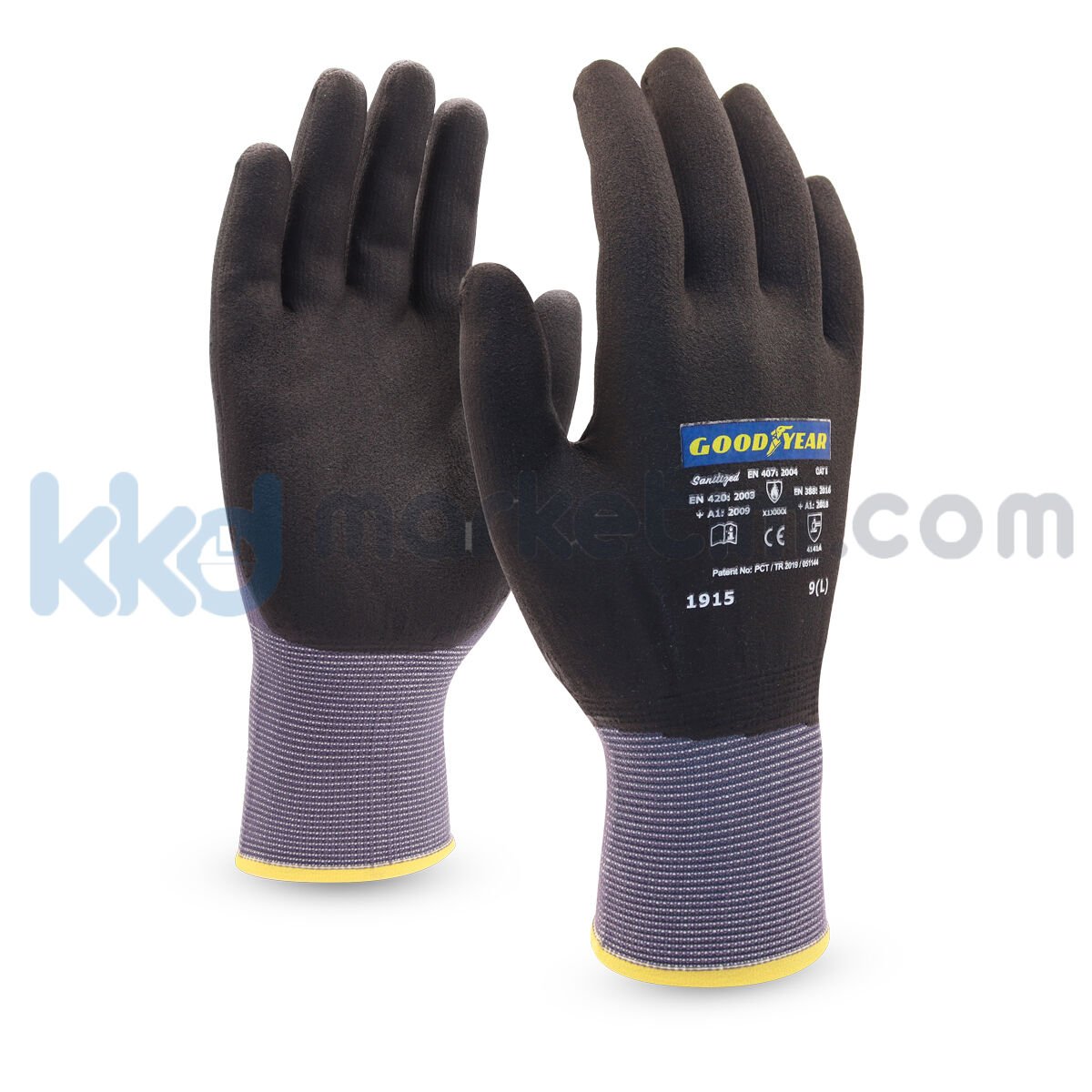 Goodyear 1915 Tam Kaplı Köpük Nitril İş Eldiveni