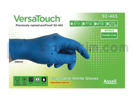 Ansell VersaTouch® 92-465 Tek Kullanımlık İş Eldiveni
