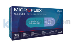 ﻿Ansell MICROFLEX® 93-843  Tek Kullanımlık İş Eldiveni