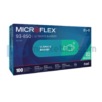 ﻿﻿Ansell MICROFLEX® 93-850  Tek Kullanımlık İş Eldiveni
