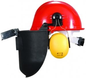 Essafe GE 1280-5 Vidalı Baret + Kulaklık + Slotlu Kaynak Maskesi