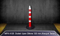 MFK 4125 Dubalı Uyarı Dikme 110 mm (Kauçuk Taban)