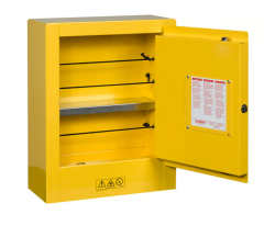 Justrite Manuel Kapatmalı Aerosoller için Mini Taşınabilir Yanıcı Dolabı