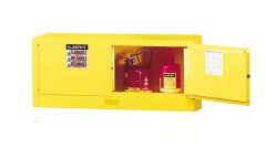 Justrite Piggyback Yanıcılar İçin Manuel Kapanan Emniyetli Dolap