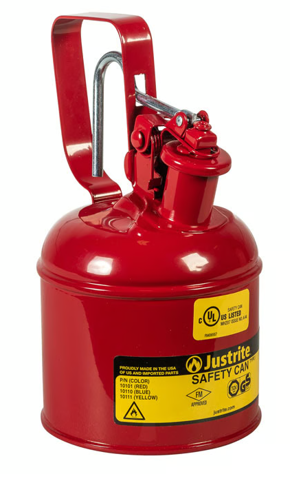 Justrite Kırmızı Emniyetli Kap