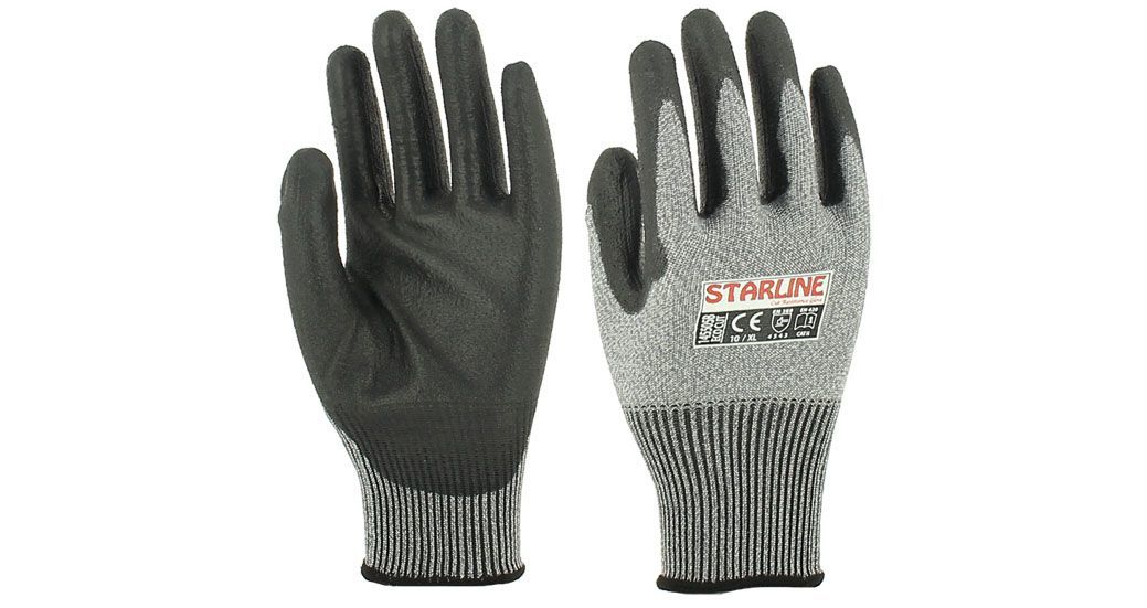 Starline E-145505 Poliüretan Kaplama Kesilmeye Dayanımlı İş Eldiven