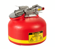 Justrite Sıvı Bertarafı için Polietilen Güvenlik Bidonu