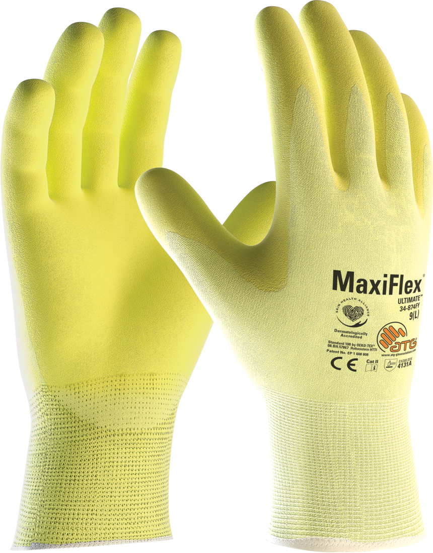 ATG Maxi Flex 34-874 FY Köpük Nitril İş Eldiveni