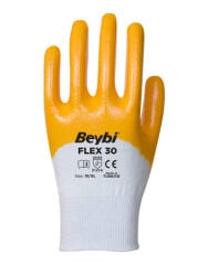 Beybi Flex 30 Pamuk Nitril İş Eldiveni