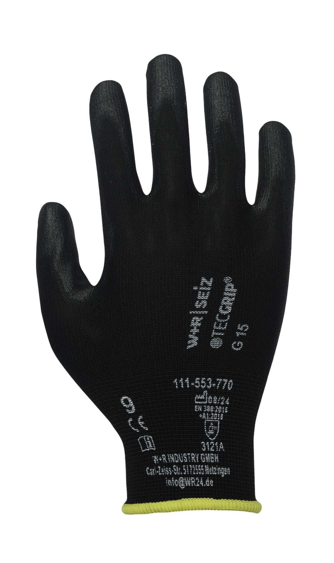 W+R TECGRIP G15 Pu Kaplı İş Eldiveni