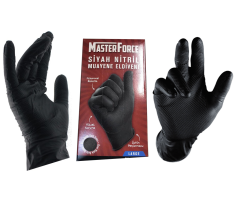 Master Force Extra Kalın Nitril İş Eldiveni - Siyah