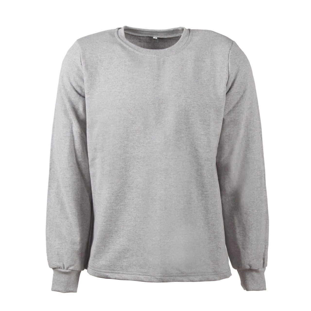 Bisiklet Yaka İki İplik Sweatshirt Uzun Kol