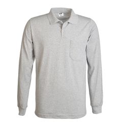 Polo Yaka İki İplik Sweatshirt Uzun Kol