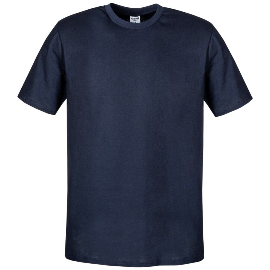 Bisiklet Yaka Süprem Lacivert T-shirt Kısa Kol