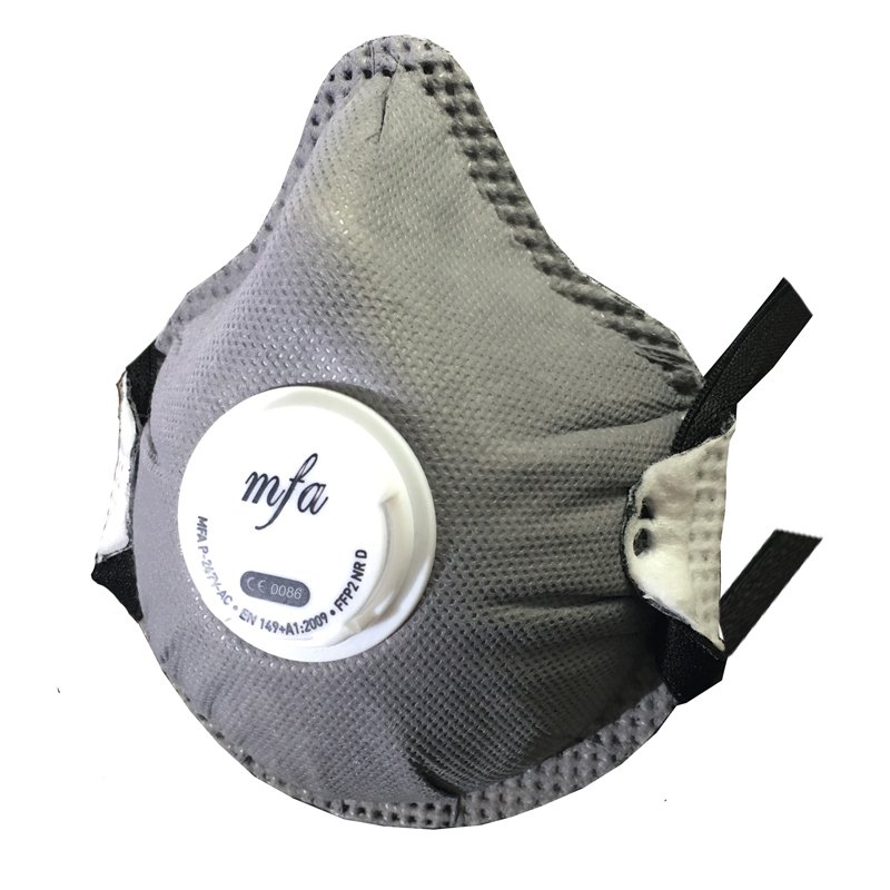 MFA F-267 FFP2 VENTİLLİ AKTİF KARBONLU TOZ  MASKESİ
