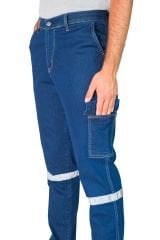 Likralı Kot İş Pantolonu