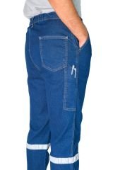 Likralı Kot İş Pantolonu