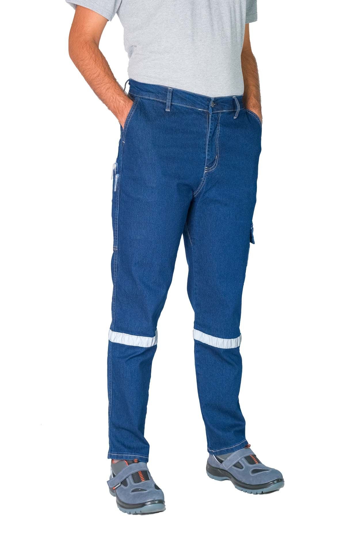 Likralı Kot İş Pantolonu