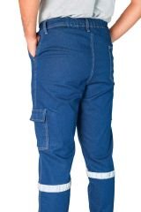 Likralı Kot İş Pantolonu