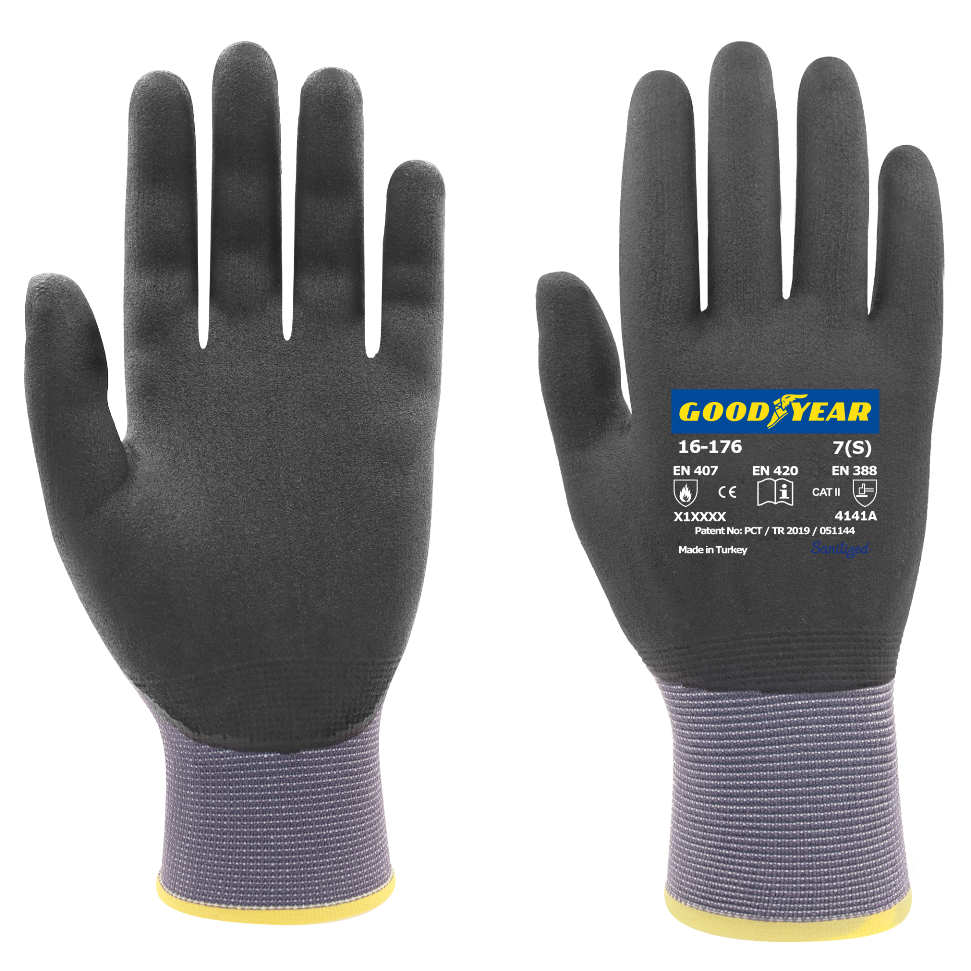 Goodyear 16-176 Köpük Nitril İş Eldiveni