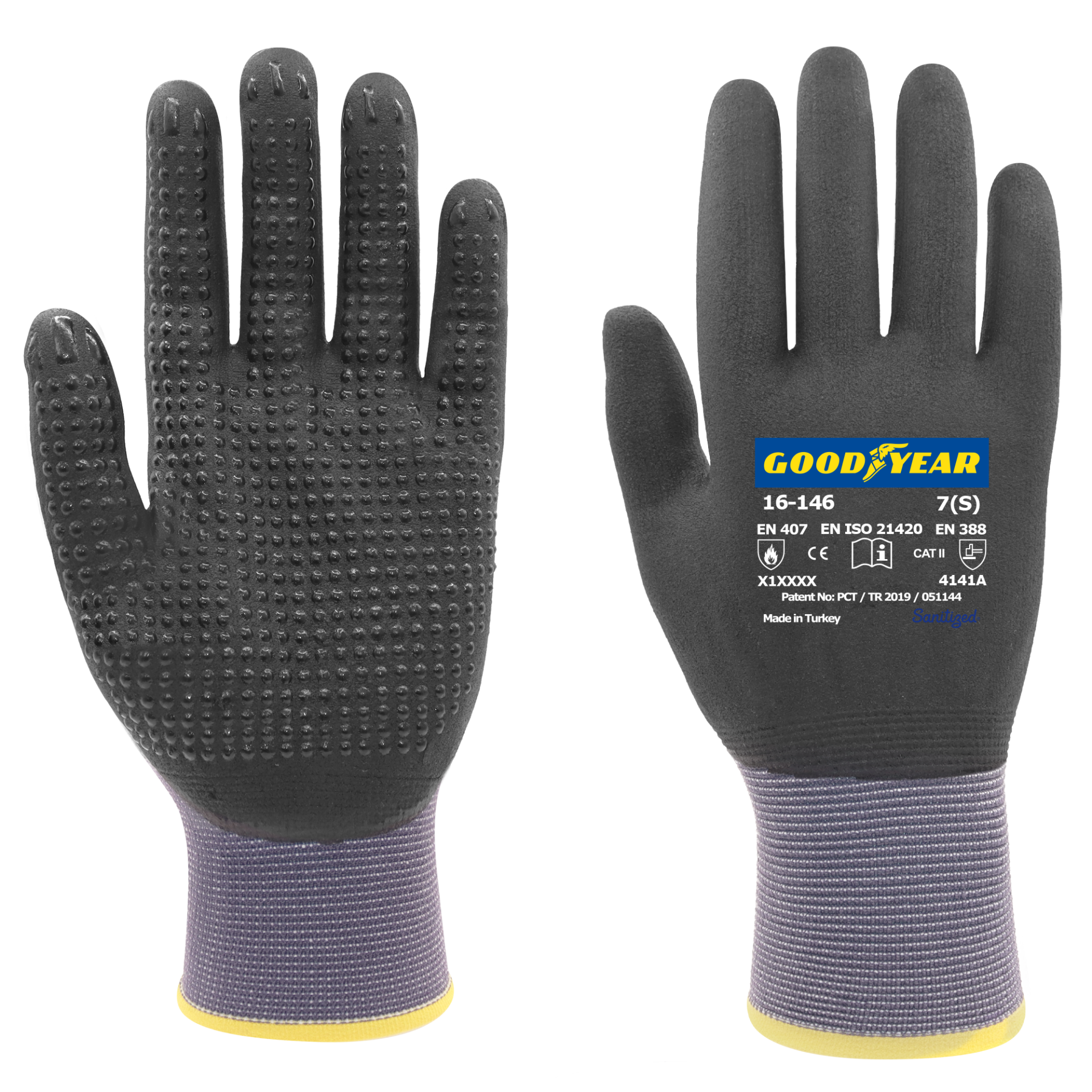 Goodyear 16-146 Köpük Nitril İş Eldiveni