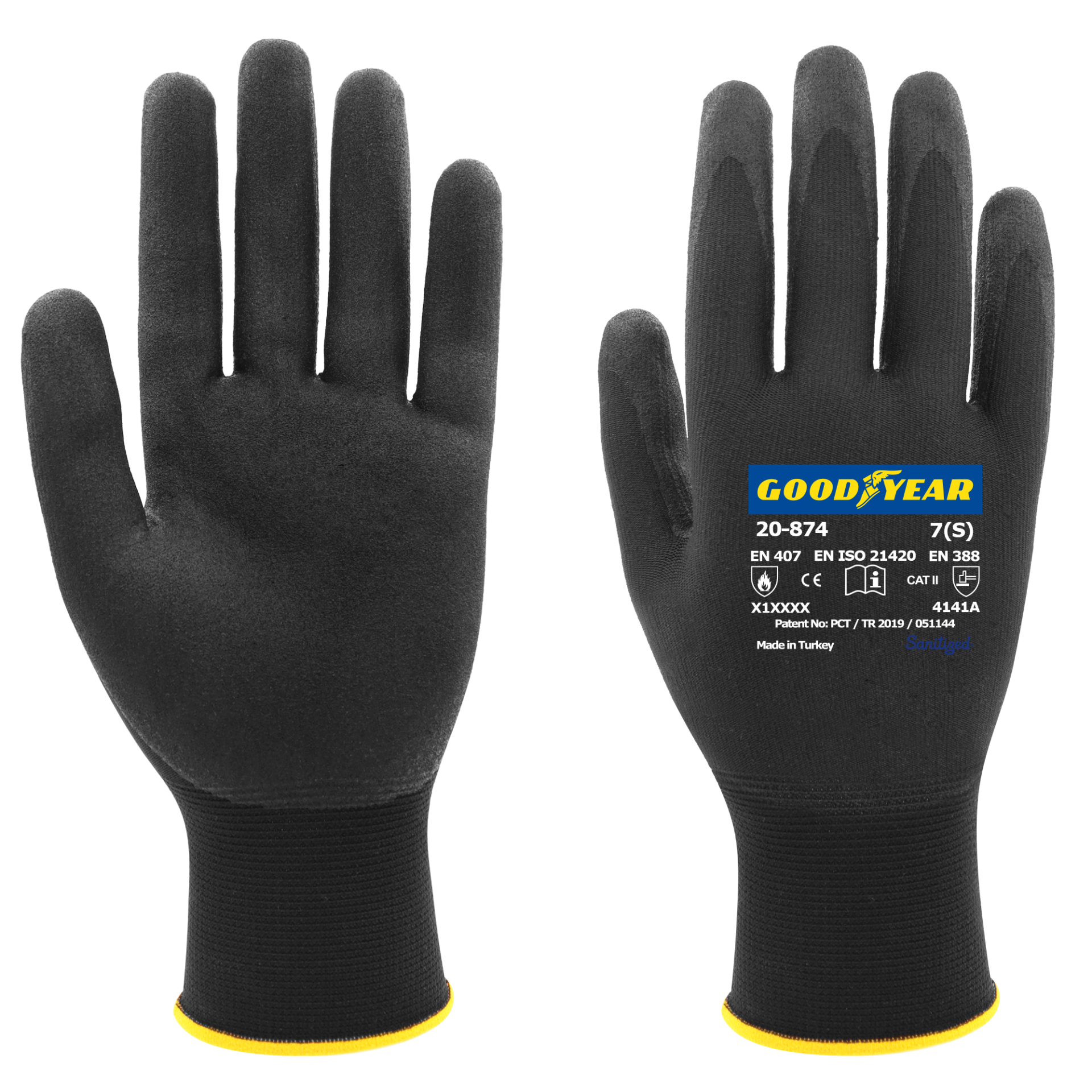 Goodyear 20-874 Köpük Nitril İş Eldiveni