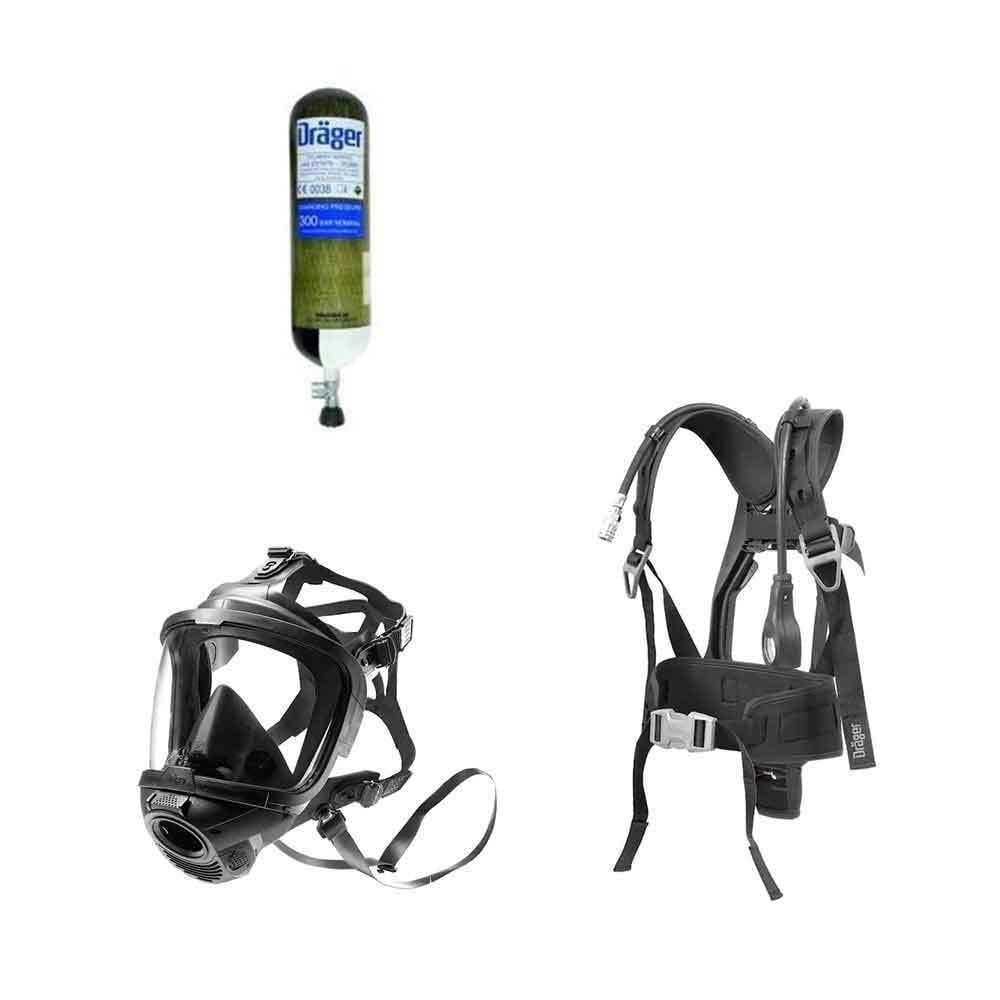 Dräger PSS 3000 Karbon Fiber Kompozit Silindirli Solunum Seti