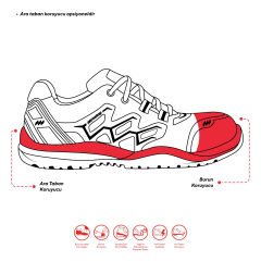 Mekap Fresh RMK-91 Alüminyum Burunlu İş Ayakkabısı