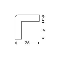 KNUFFI PE-10014 1 MT TİP:E Köşe Çarpma Koruyucu
