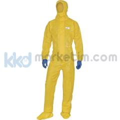 Delta Plus DT300 DELTACHEM Tip 3/4/5/6 Kimyasal Koruyucu Tulum