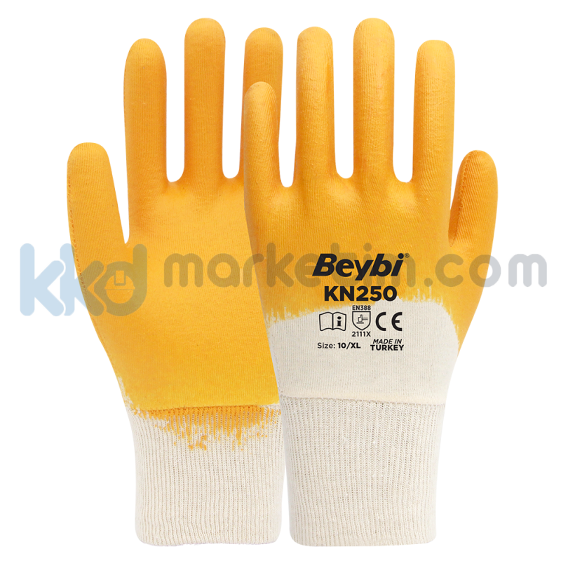 Beybi ﻿KN250 Pamuk Nitril Eldiven