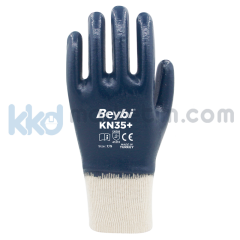 Beybi KN35+ Tam Kaplama Pamuk Nitril Eldiven