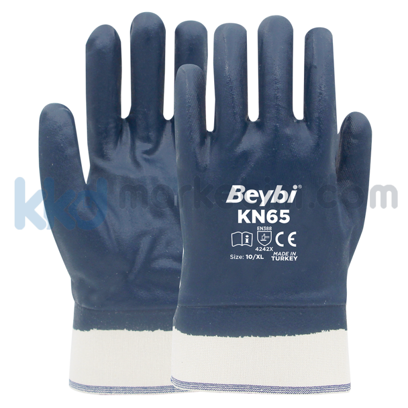 Beybi KN65 Pamuk Nitril Eldiven