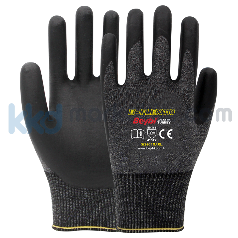 Beybi B-Flex110 Likralı Nitril Eldiven