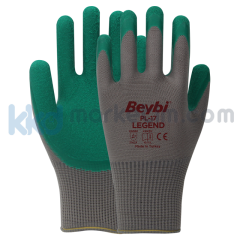 Beybi PL17 Legend Polyester Örme Lateks Eldiven