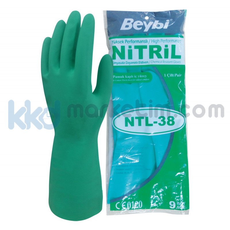 Beybi NTL38 Nitril İş Eldiveni